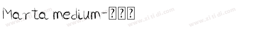 Marta medium字体转换